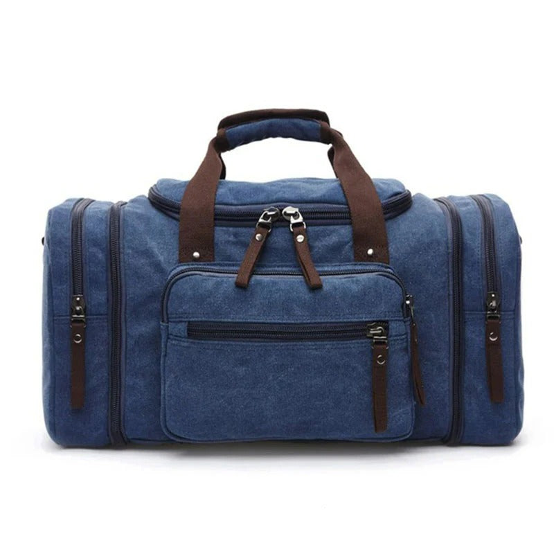 Grand sac de voyage en coton avec espace supplémentaire