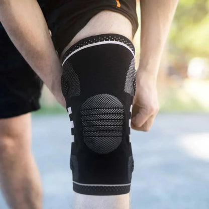 Genouillère de maintien renforcé avec stabilisateur