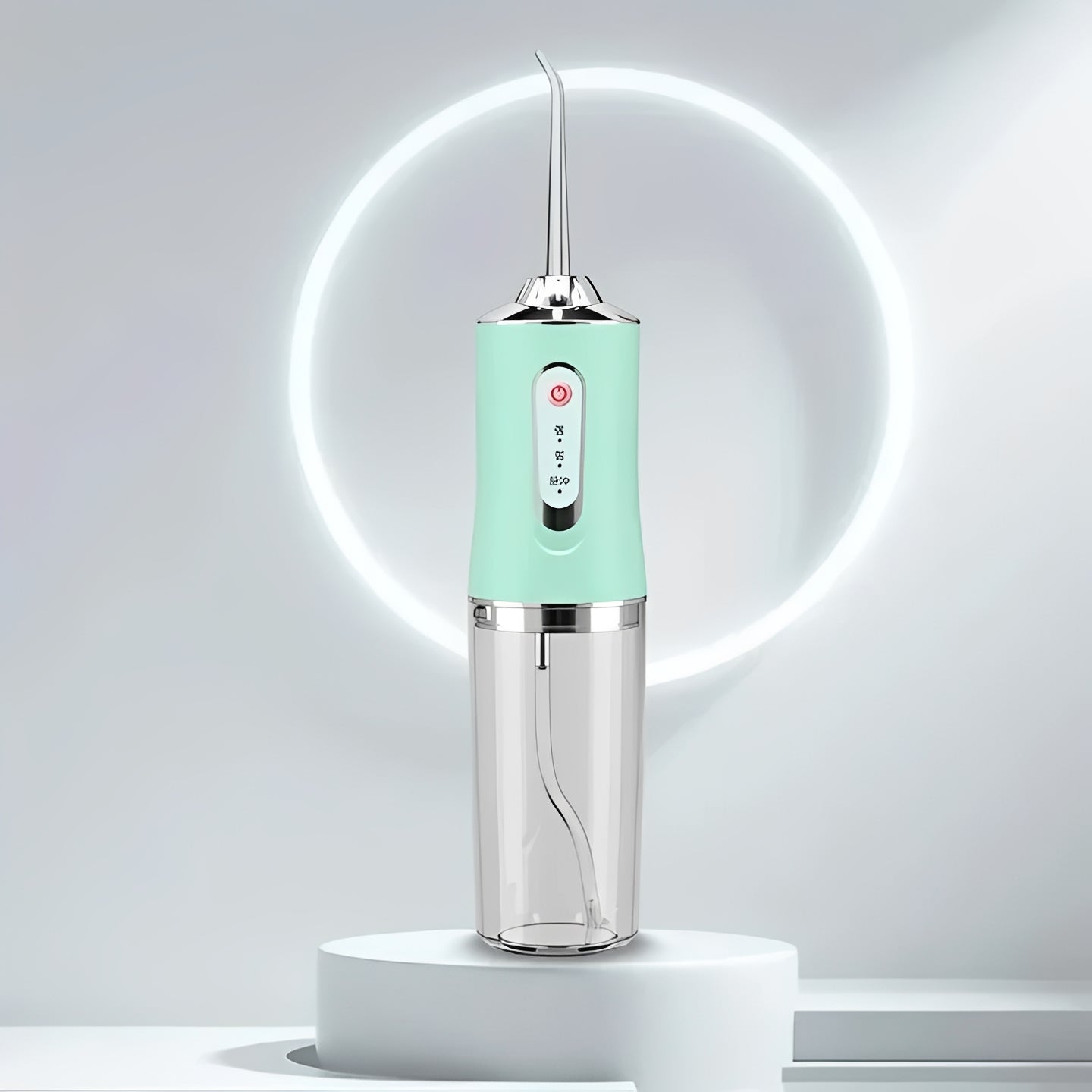 Hydropulseur de voyage compact avec embouts interchangeables