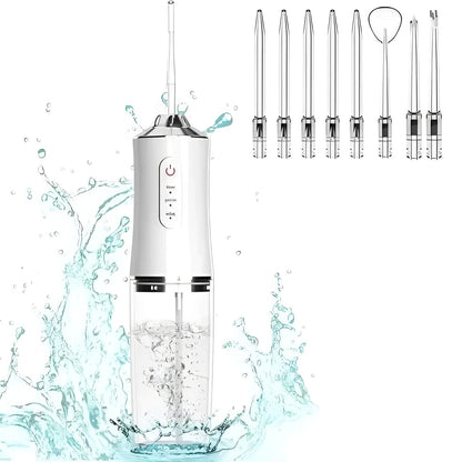 Hydropulseur de voyage compact avec embouts interchangeables