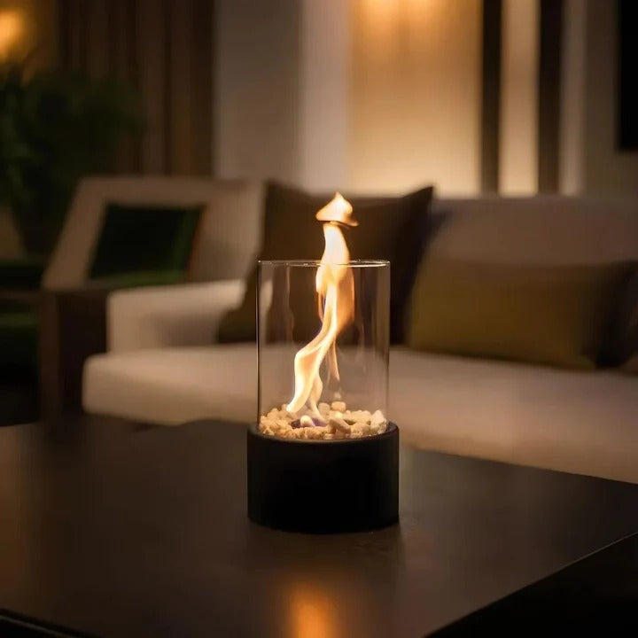 Foyer d'extérieur compact avec couvercle et tisonnier