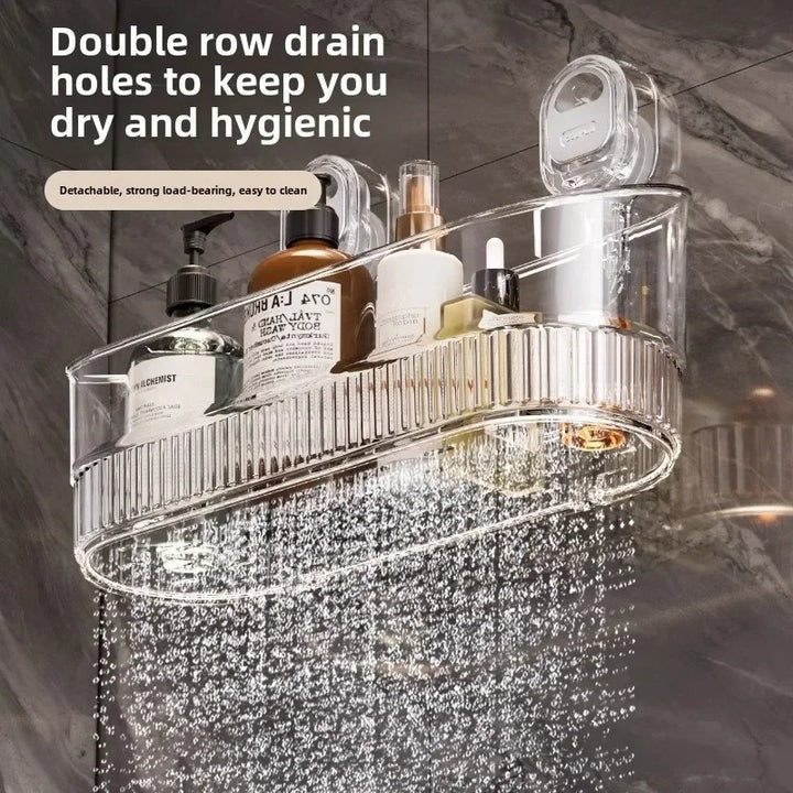 Étagère de douche adhésive solide avec limite de poids de 5 kg
