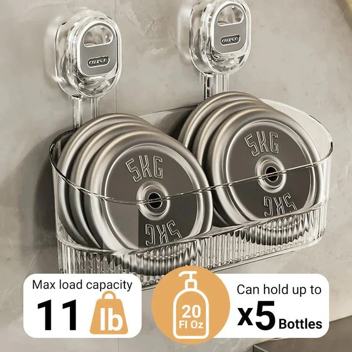 Étagère de douche adhésive solide avec limite de poids de 5 kg