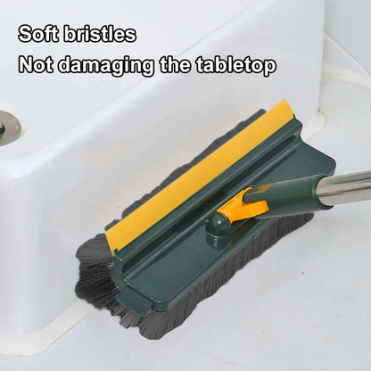 Brosse de nettoyage de sol robuste avec raclette