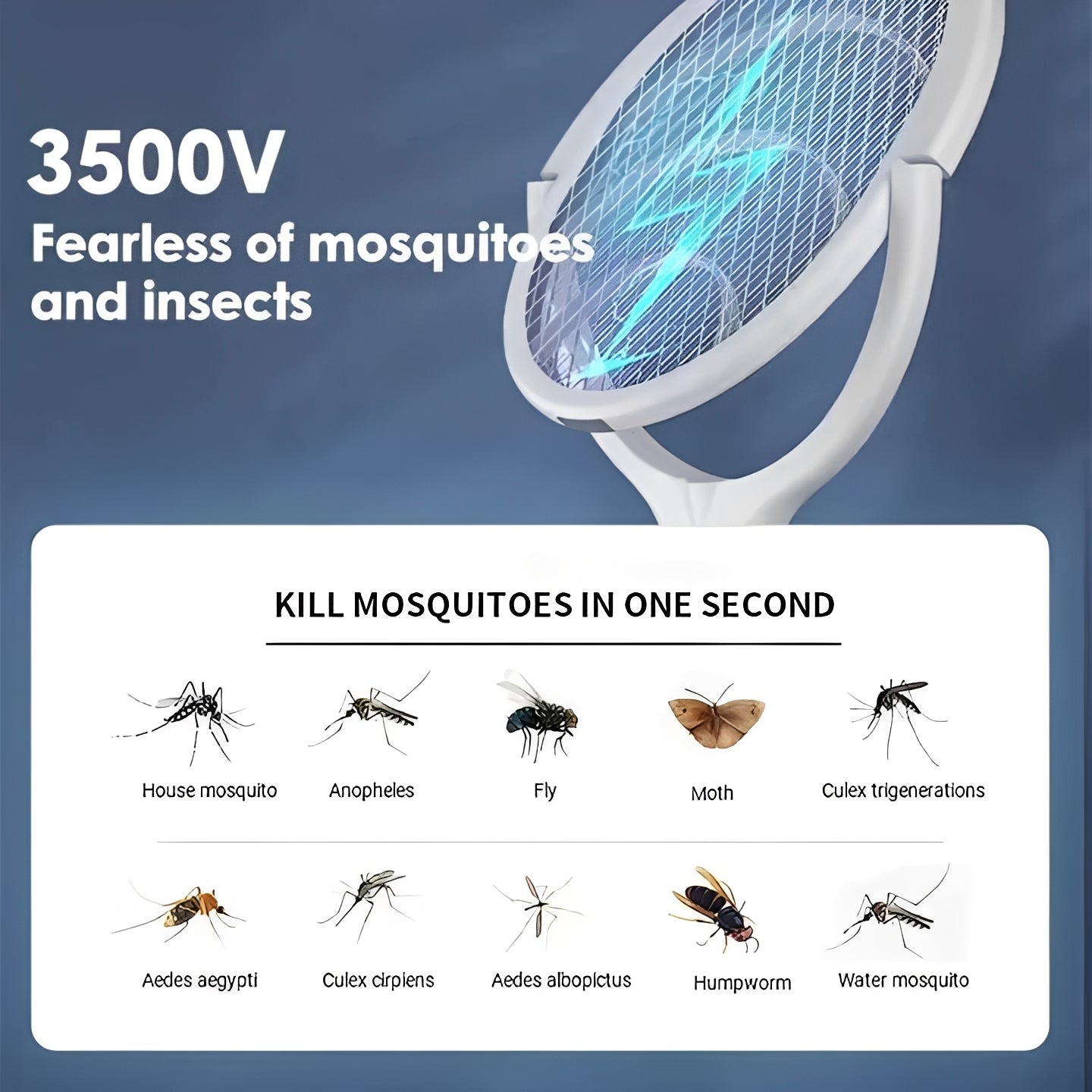 Lampe anti-insectes électrique USB portable 5-en-1