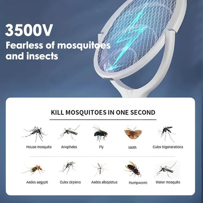 Lampe anti-insectes électrique USB portable 5-en-1