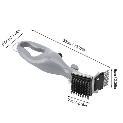 Brosse de nettoyage pour barbecue à soies souples