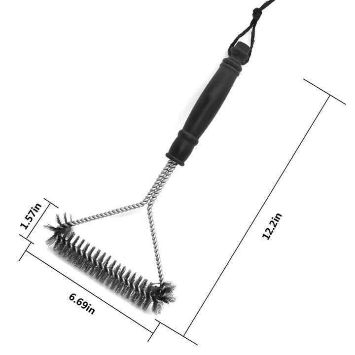 Brosse de nettoyage en métal durable pour barbecues