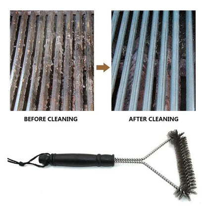 Brosse de nettoyage en métal durable pour barbecues