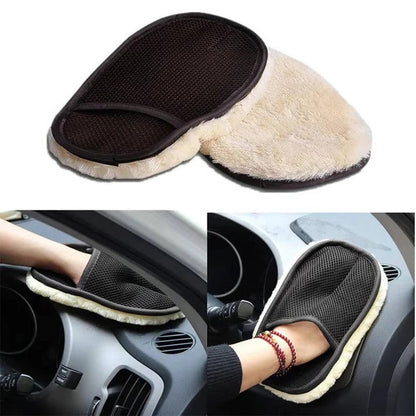 Serviette de nettoyage automobile en microfibre de qualité supérieure avec dragonne extensible