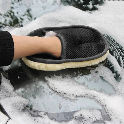 Serviette de nettoyage automobile en microfibre de qualité supérieure avec dragonne extensible