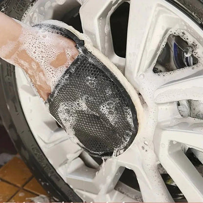 Serviette de nettoyage automobile en microfibre de qualité supérieure avec dragonne extensible
