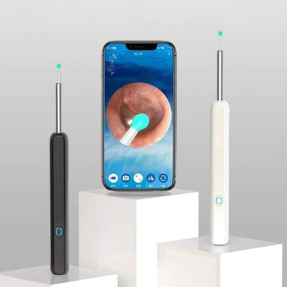 Endoscope auriculaire sans fil avec caméra lumineuse LED