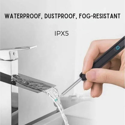Endoscope auriculaire sans fil avec caméra lumineuse LED