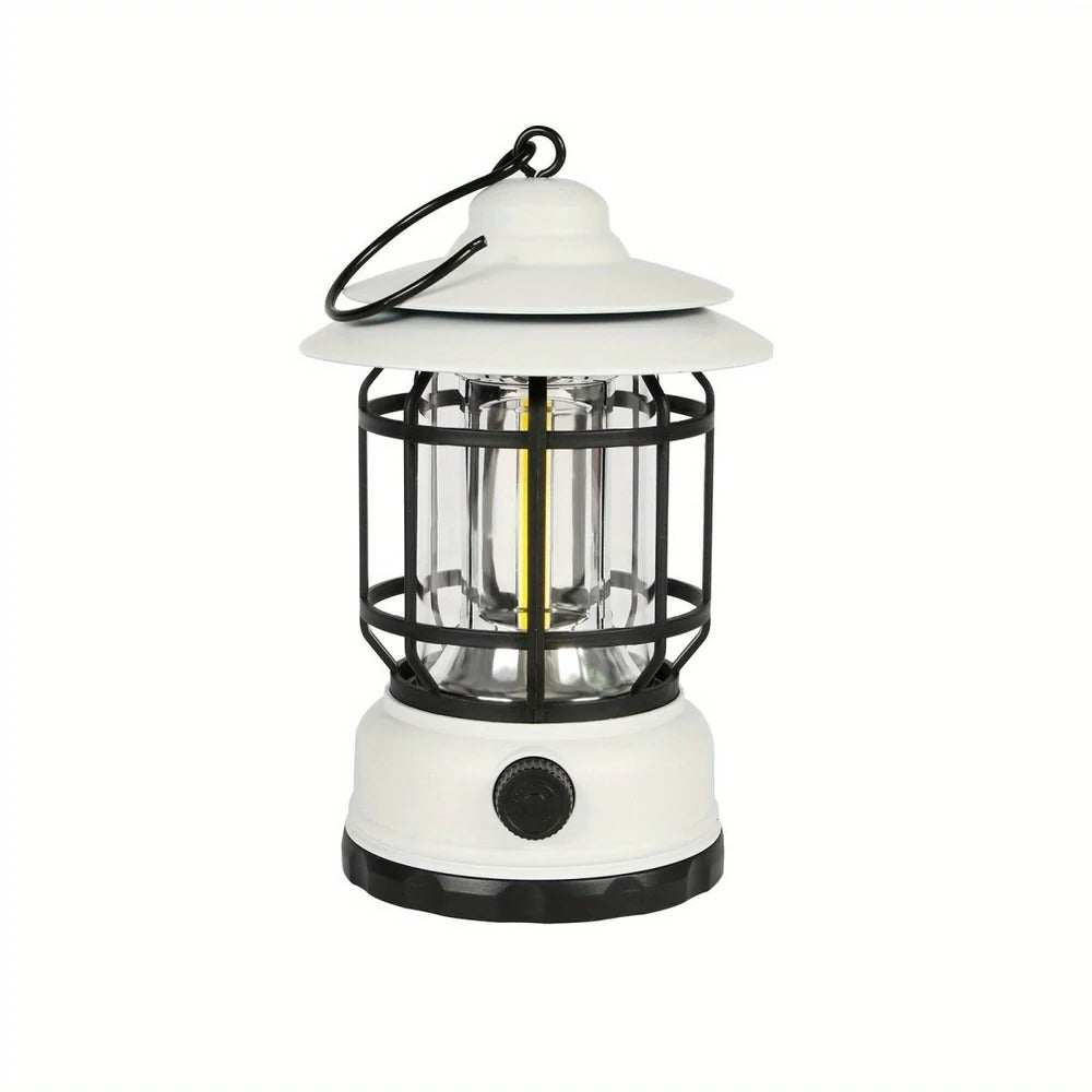 Lanterne de camping rechargeable compacte à luminosité réglable