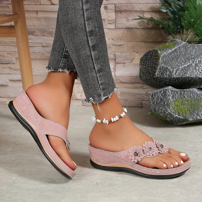 Sandales de marche confortables pour femme avec boucle réglable et semelle antidérapante