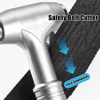 Kit compact d'outils de secours automobile avec coupe-ceinture, lot de 3