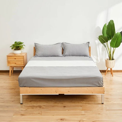 Literie douce et antistatique pour un repos confortable
