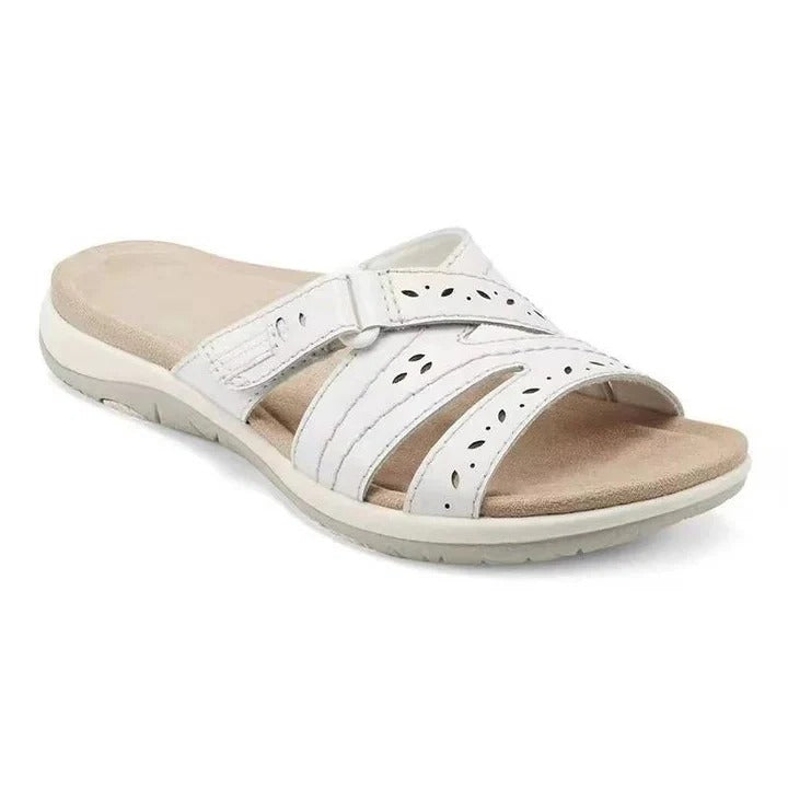Sandales compensées confortables pour femmes avec semelles intérieures souples