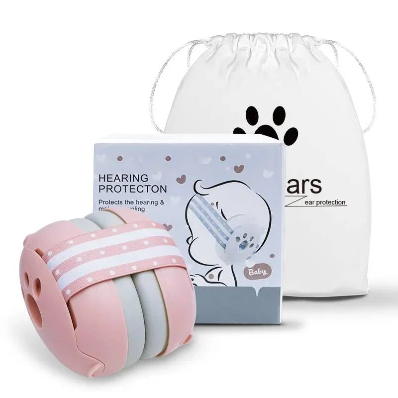 Protection auditive pour bébé Cache-oreilles doux avec sangle réglable