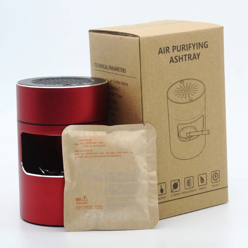 Cendrier électronique compact sans fumée avec purificateur d'air