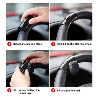 Bouton de volant rotatif à 360° Easy Grip avec roulement