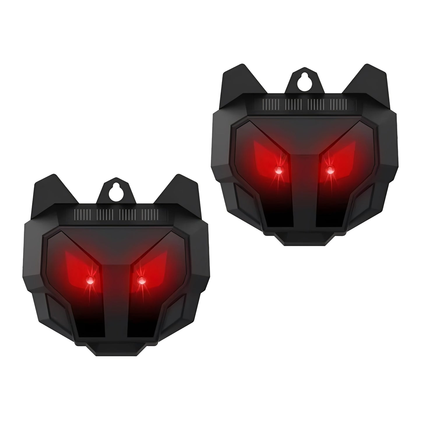 Répulsif Solaire Ultrasonique Antiparasitaire d'Extérieur, Lot de 2