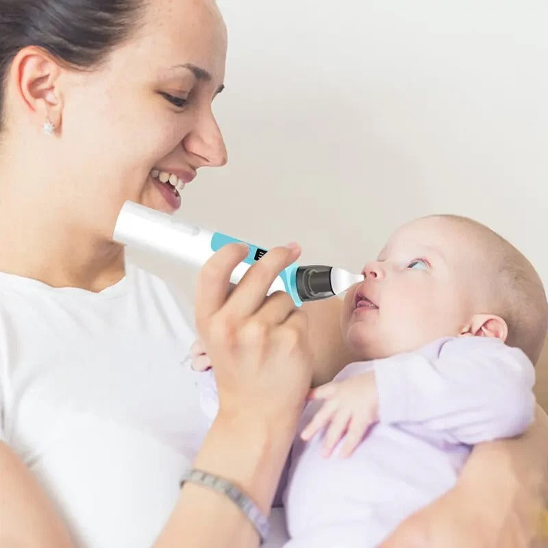 Dispositif portable d'aspiration nasale pour bébé avec embouts souples