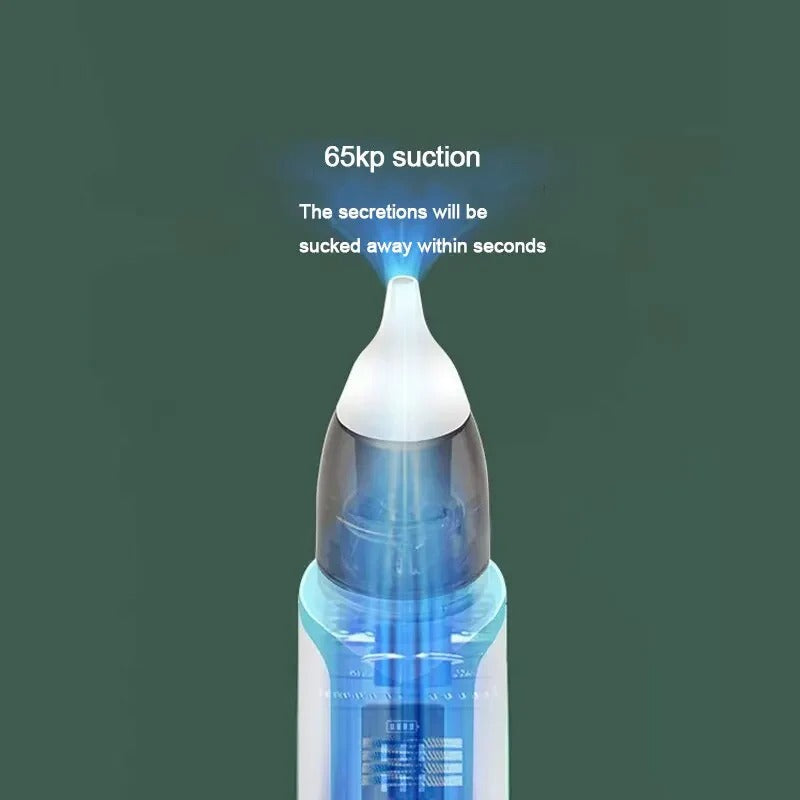 Dispositif portable d'aspiration nasale pour bébé avec embouts souples