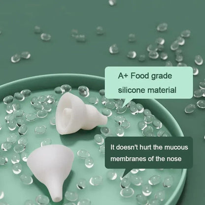 Dispositif portable d'aspiration nasale pour bébé avec embouts souples
