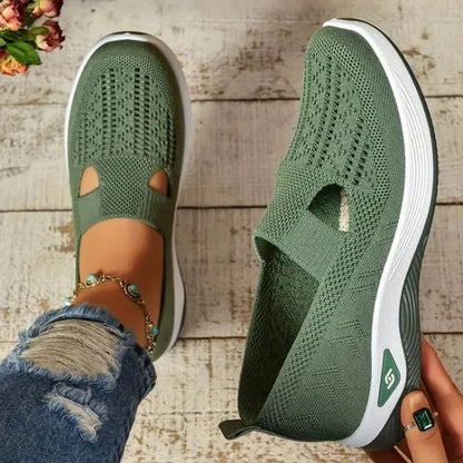 Chaussures de course légères et aérées pour femmes avec semelles intérieures confortables