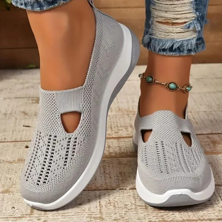 Chaussures de course légères et aérées pour femmes avec semelles intérieures confortables