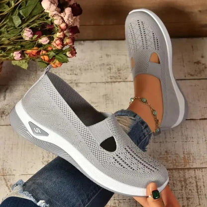 Chaussures de course légères et aérées pour femmes avec semelles intérieures confortables