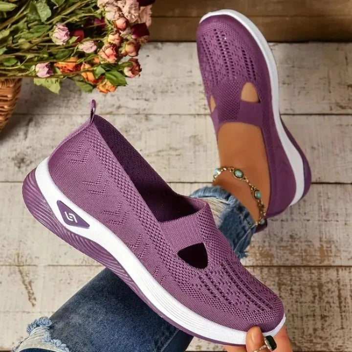 Chaussures de course légères et aérées pour femmes avec semelles intérieures confortables