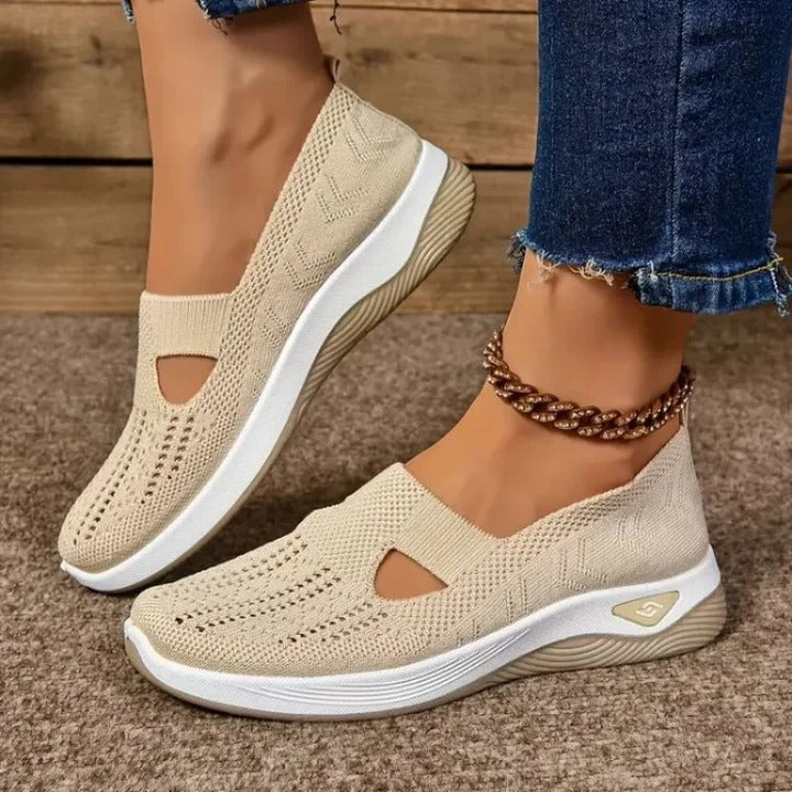 Chaussures de course légères et aérées pour femmes avec semelles intérieures confortables