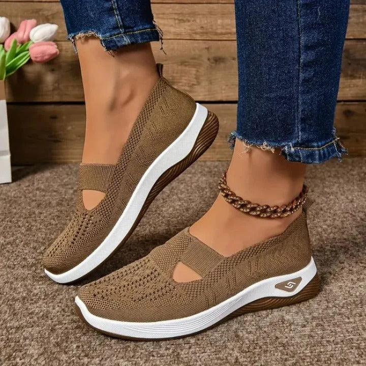 Chaussures de course légères et aérées pour femmes avec semelles intérieures confortables