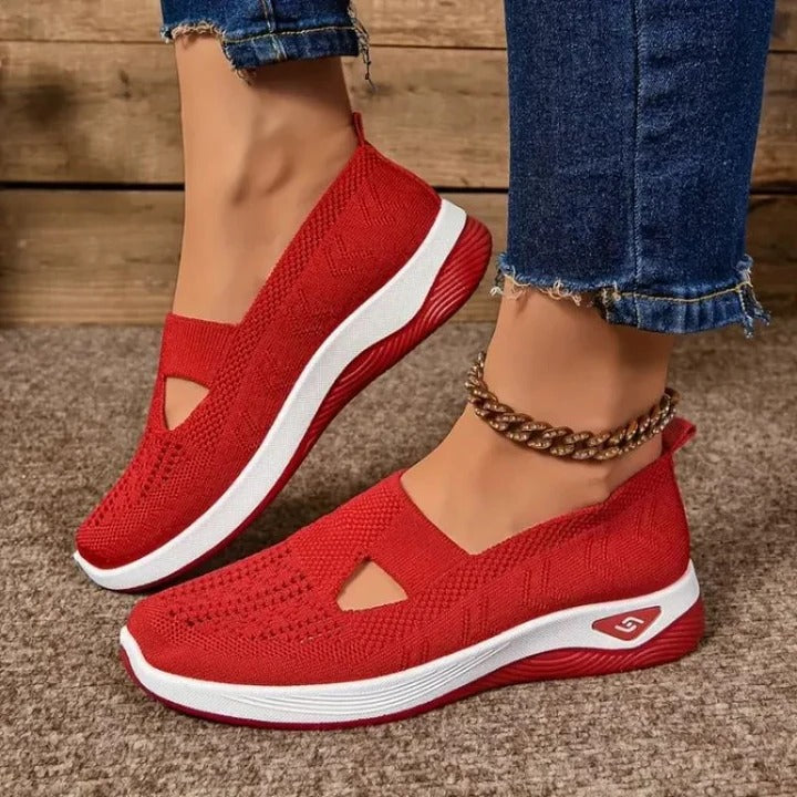 Chaussures de course légères et aérées pour femmes avec semelles intérieures confortables