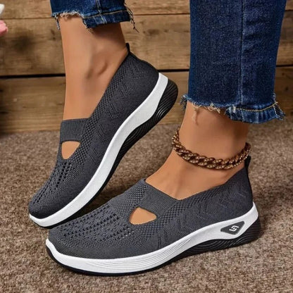 Chaussures de course légères et aérées pour femmes avec semelles intérieures confortables
