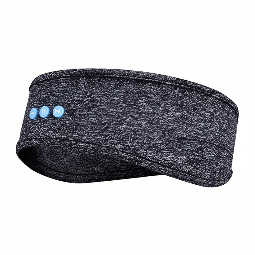 Bandeau de sport confortable avec écouteurs stéréo plats
