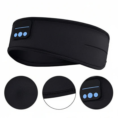 Bandeau de sport confortable avec écouteurs stéréo plats