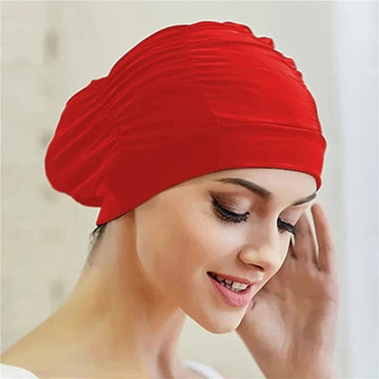Bonnet de bain confortable pour nageurs adultes