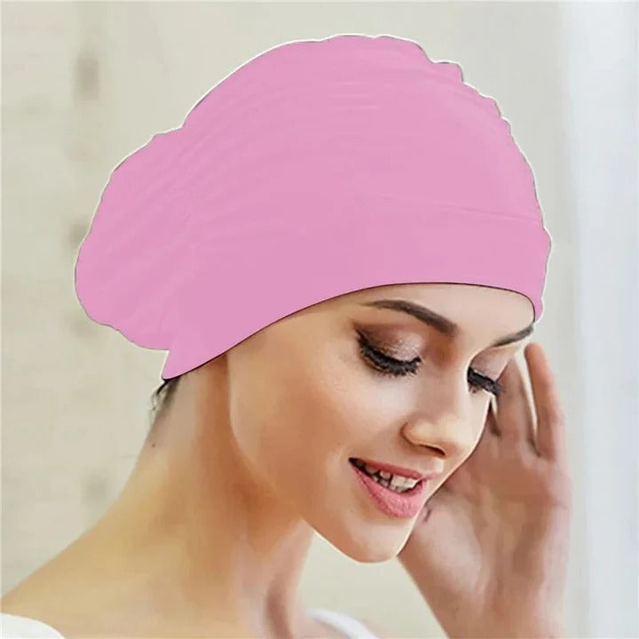 Bonnet de bain confortable pour nageurs adultes