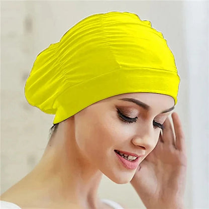 Bonnet de bain confortable pour nageurs adultes
