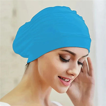 Bonnet de bain confortable pour nageurs adultes