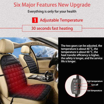 Coussin de siège de voiture chauffant avec contrôle thermostatique