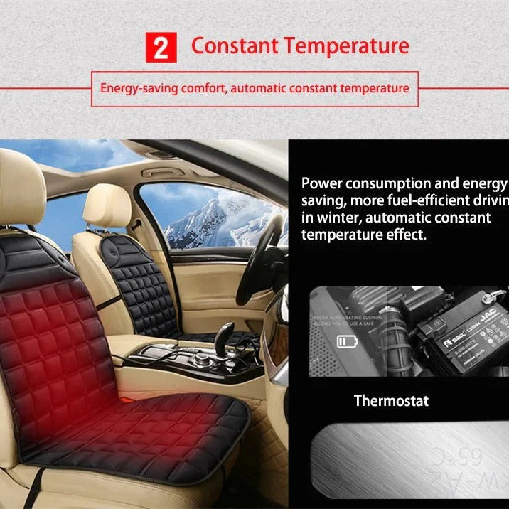 Coussin de siège de voiture chauffant avec contrôle thermostatique