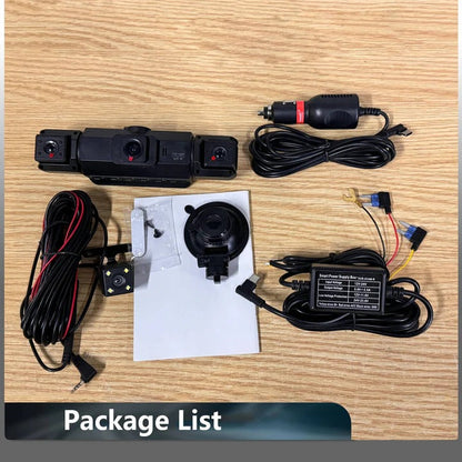Caméra de tableau de bord double HD pour voiture avec vision nocturne Wi-Fi