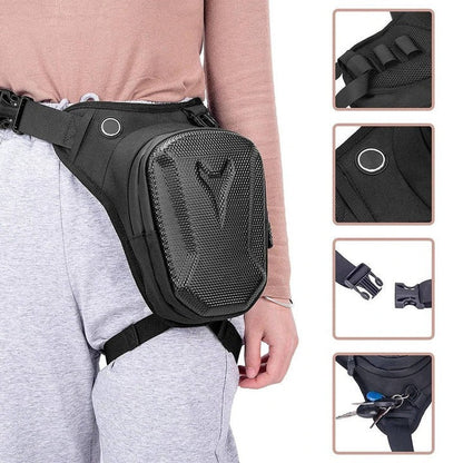 Sac de jambe de moto avec sangle à boucle réglable