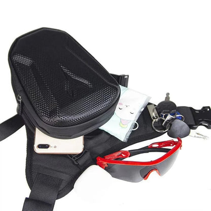 Sac de jambe de moto avec sangle à boucle réglable
