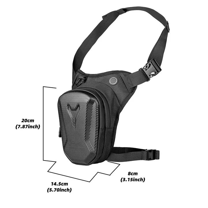 Sac de jambe de moto avec sangle à boucle réglable